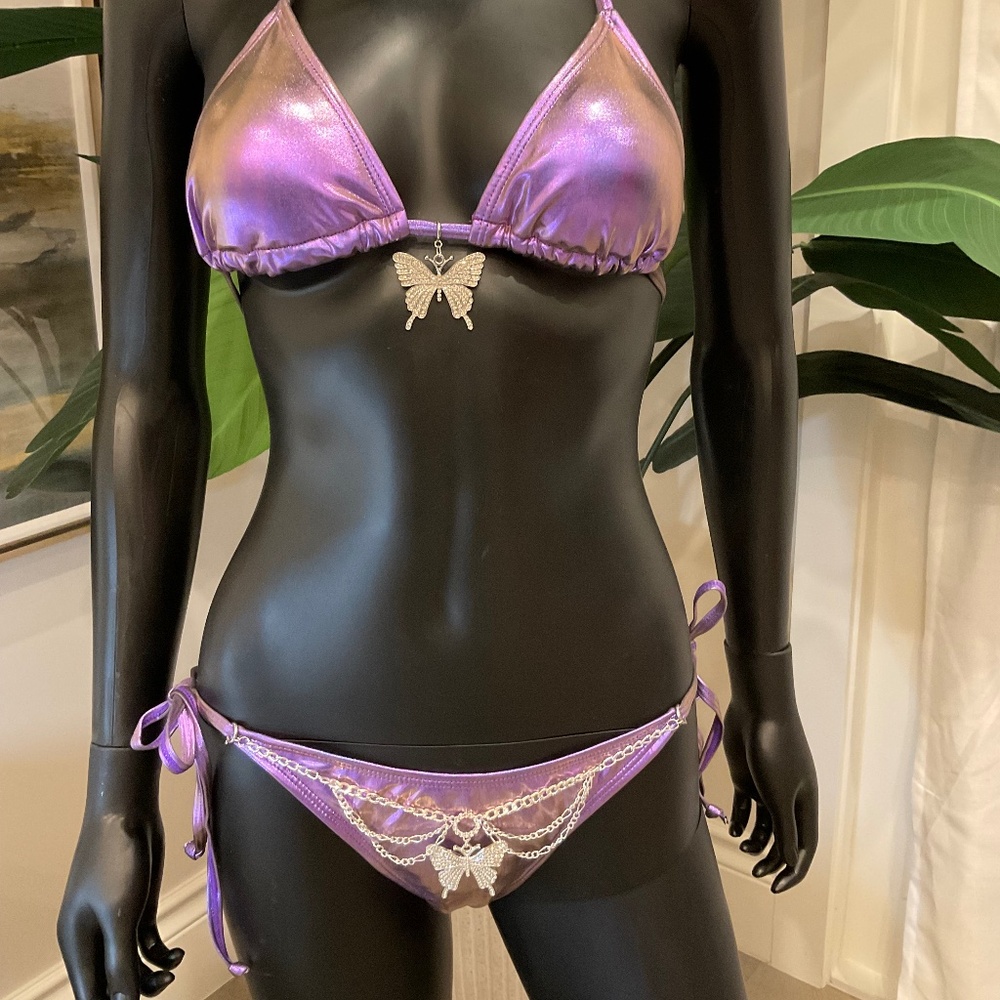 Purple Bikini with Charming Bikinis Charms!